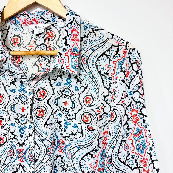 REITMANS Multicolored scheer blouse with open sleeves - Picture 7 of 9